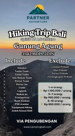 Pendakian Gunung Bali