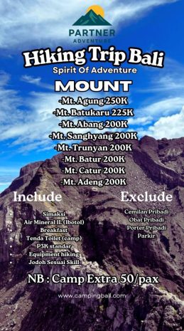 Pendakian Gunung Bali